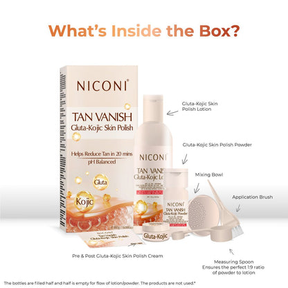 Niconi Tan Vanish Gluta - Kojic Skin Polish 180g - lifeGlow