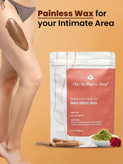 Complete Wax Kit bikini wax And  Turmeric Facial Wax Powder